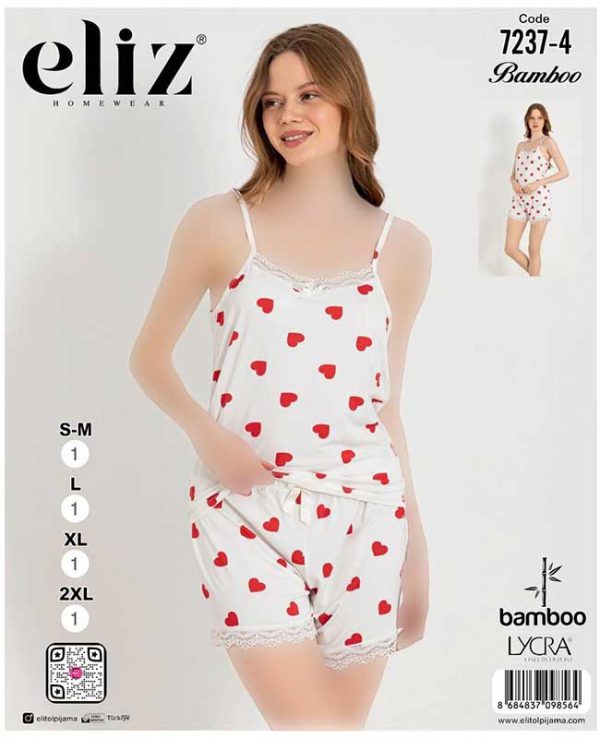 تاپ شورتک سایز نرمال زنانه eliz کد 4-7237