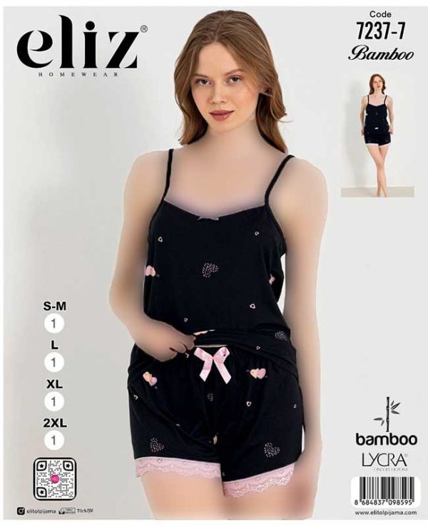 تاپ شورتک سایز نرمال زنانه eliz کد 7-7237