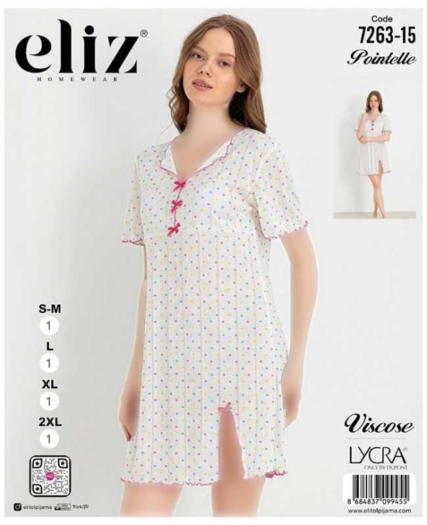 تونیک زنانه سایز نرمال eliz کد 15-7263