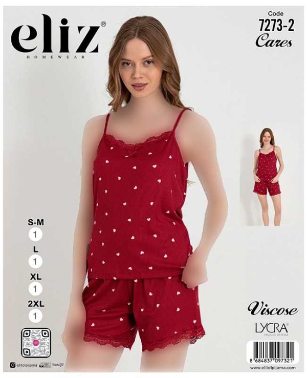 تاپ شورتک سایز نرمال زنانه eliz کد 7-7273