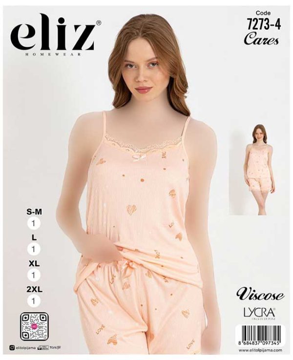 تاپ شورتک سایز نرمال زنانه eliz کد 4-7273