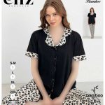 تیشرت شلوار جلو دکمه ای زنانه elizکد 1-7286