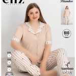 بلوز شلوارجلو دکمه ای زنانه Eliz کد 7286-B-12