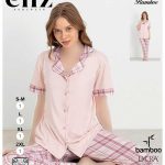 تیشرت شلوار جلو دکمه ای زنانه eliz کد 8-7286