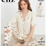 تیشرت شلوار جلو دکمه ای زنانه eliz کد 9-7286