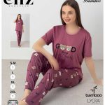 تیشرت شلوار سایز نرمال زنانه eliz کد 7-7288