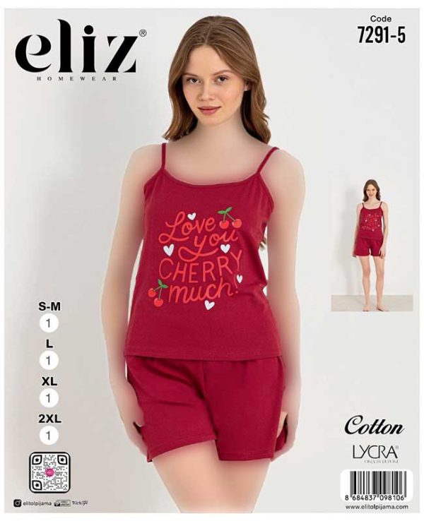 تاپ شورتک سایز نرمال زنانه eliz کد 5-7291