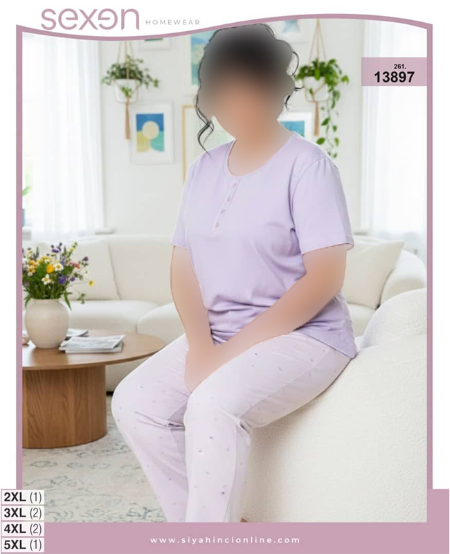 تیشرت شلوار بیگ سایز sexen کد 13897