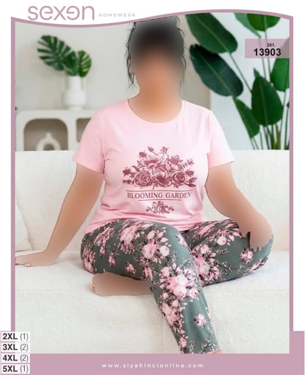 تیشرت شلوار بیگ سایز sexen کد 13903