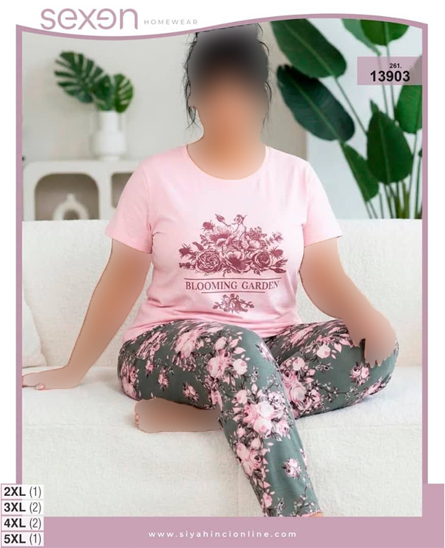 تیشرت شلوار بیگ سایز sexen کد 13903