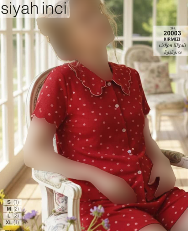 تیشرت وشورتک سایز نرمال siyah inci کد 20003
