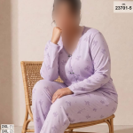 بلوز و شلوار بیگ سایز siyah inci کد 5-23701