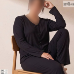 بلوز و شلوار بیگ سایز siyah inci کد 13-23702