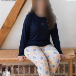 بلوز و شلوار بیگ سایز siyah inci کد 24824