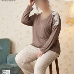 بلوز و شلوار بیگ سایز siyah inci کد 24852