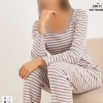 بلوز و شلوار سایز نرمال siyah inci کد 26011