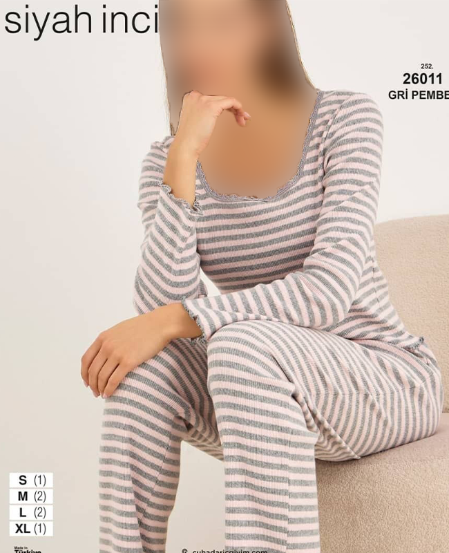 بلوز و شلوار سایز نرمال siyah inci کد 26011 بلوز و شلوار سایز نرمال siyah inci کد 26011