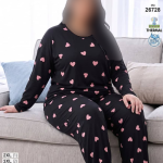 بلوز و شلوار بیگ سایز siyah inci کد 26728