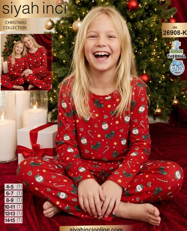 بلوز و شلوار دخترانه siyah inci کد 26908-k
