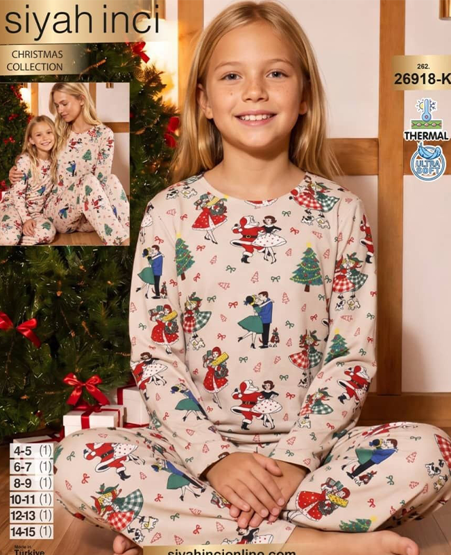 بلوز و شلوار دخترانه siyah inci کد 26918-k