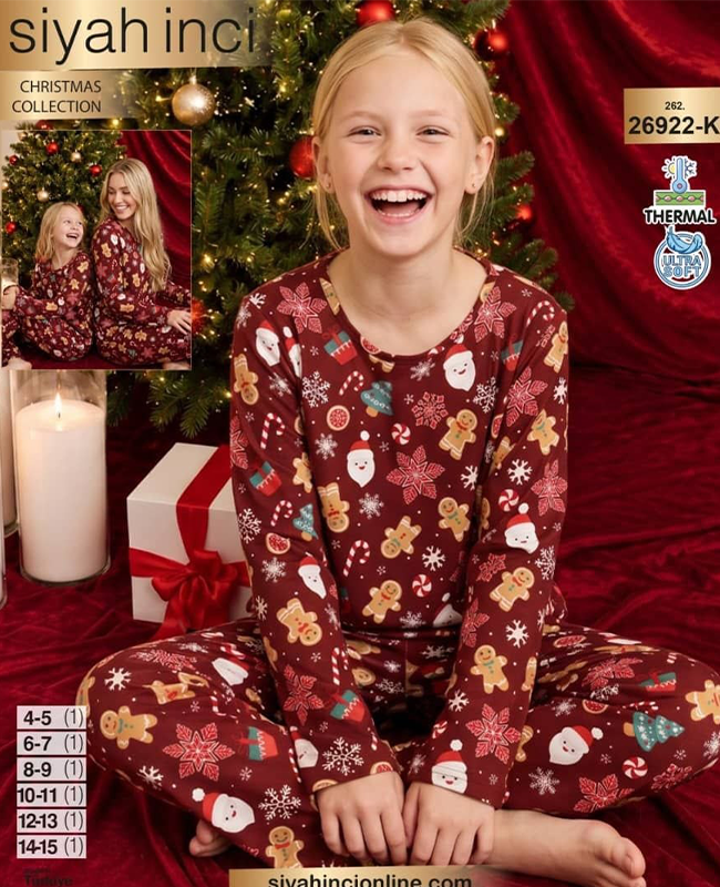 بلوز و شلوار دخترانه siyah inci کد 26922-k
