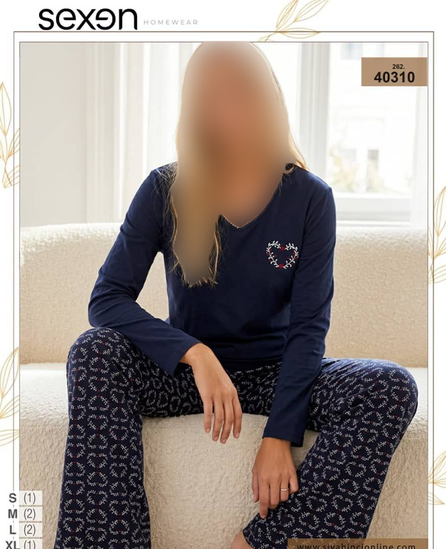 بلوز و شلوار سایز نرمال زنانه sexen کد 40310