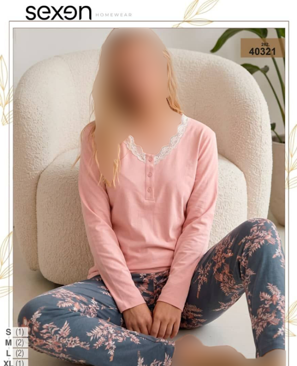 بلوز و شلوار سایز نرمال زنانه sexen کد 40321