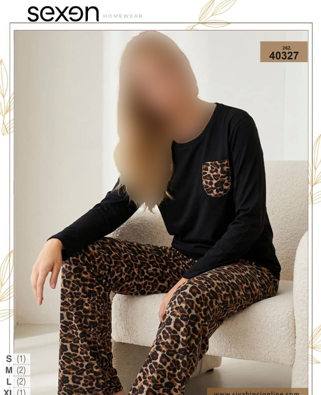 بلوز و شلوار سایز نرمال زنانه sexen کد 40327