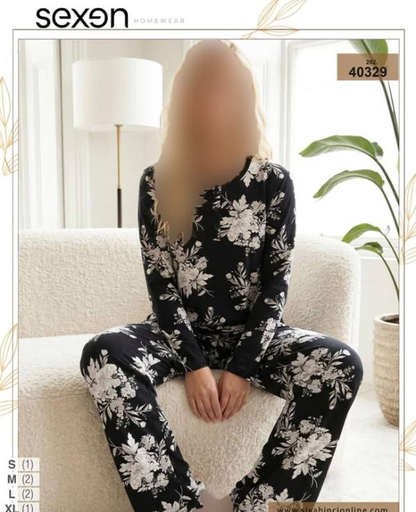 بلوز و شلوار سایز نرمال زنانه sexen کد 40329