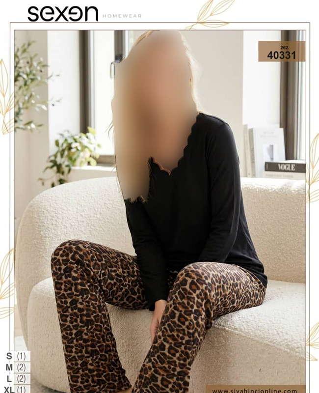 بلوز و شلوار سایز نرمال زنانه sexen کد 40331