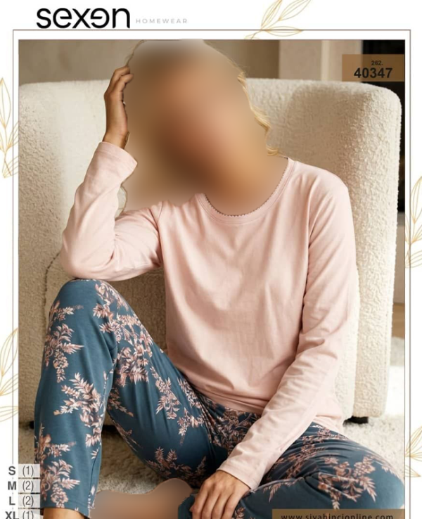 بلوز و شلوار سایز نرمال زنانه sexen کد 40347