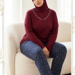 بلوز و شلوار بیگ سایز زنانه sexen کد 40891