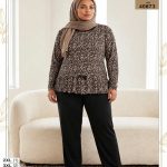 بلوز و شلوار بیگ سایز زنانه sexen کد 40873