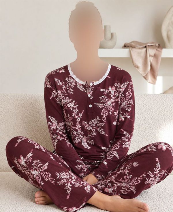 ست بلوز و شلوار سایز نرمال زنانه sexen کد40357