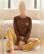ست بلوز و شلوار سایز نرمال زنانه sexen کد40362