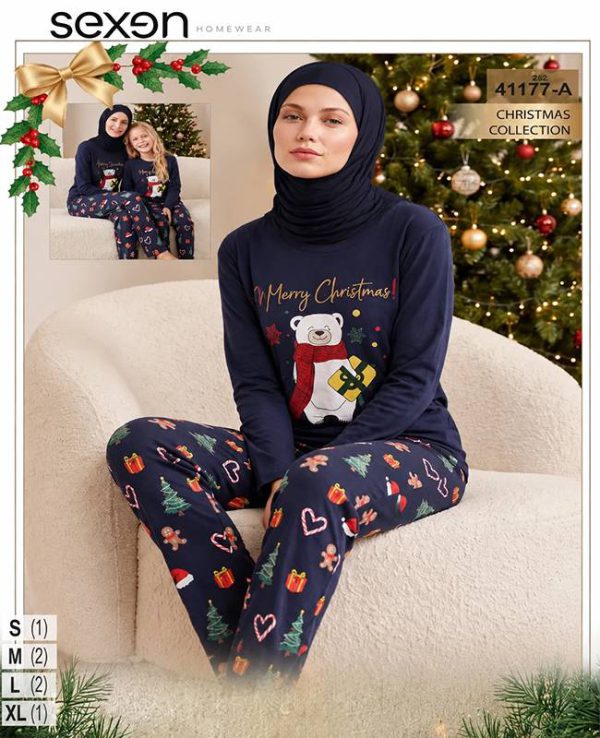 ست راحتی سایز نرمال زنانه sexen کد 41177-a