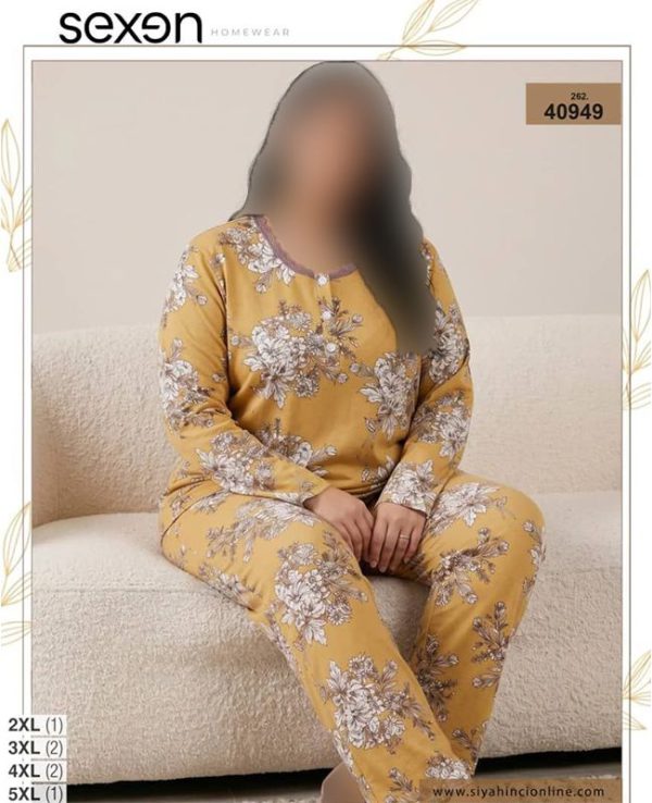 بلوز و شلوار بیگ سایز زنانه sexen کد 40949
