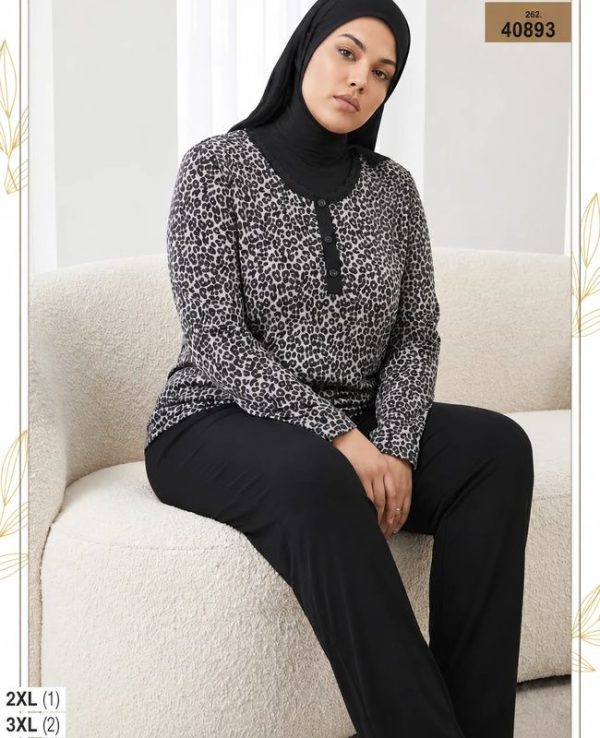 بلوز و شلوار بیگ سایز زنانه sexen کد 40893